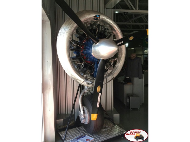 Motor de avião para decoraçao - Rental Hobby